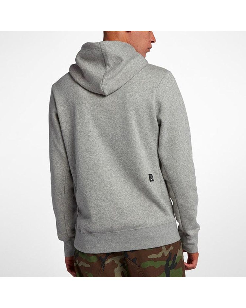 Nike Gray Sb X Nba Crossover Casual Sports Hooded Printing for men