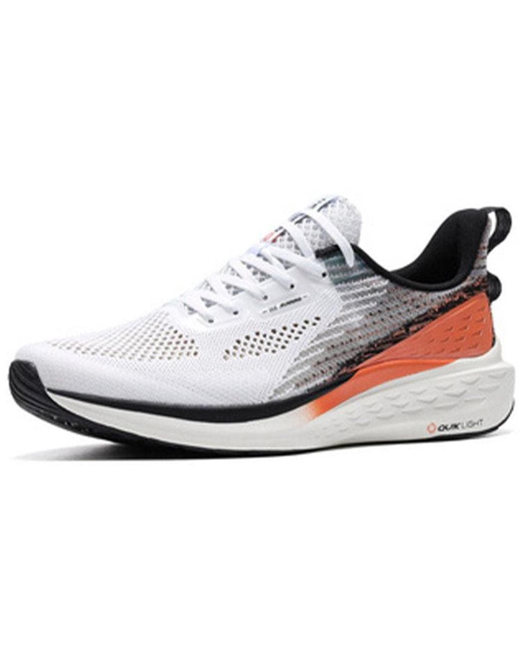 361 Degrees White Qu!K Light Breathable Running Shoes for men