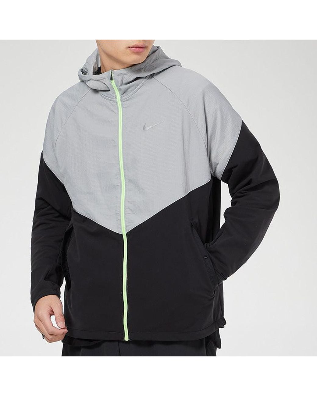 Nike Gray Nk Essntl Therma Jkt for men