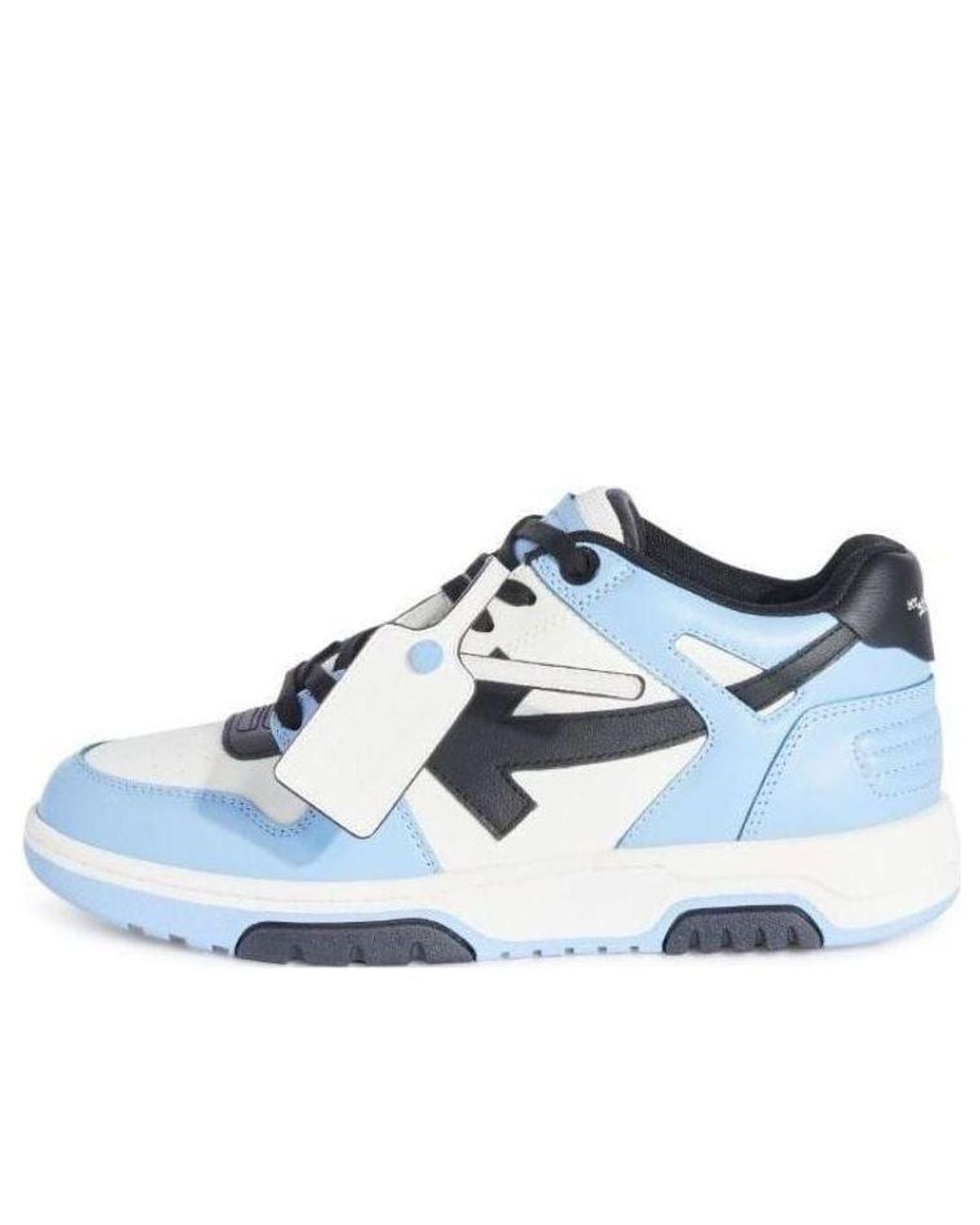 Off-White c/o Virgil Abloh Blue Out Of Office Low-Top Leather Sneaker for men