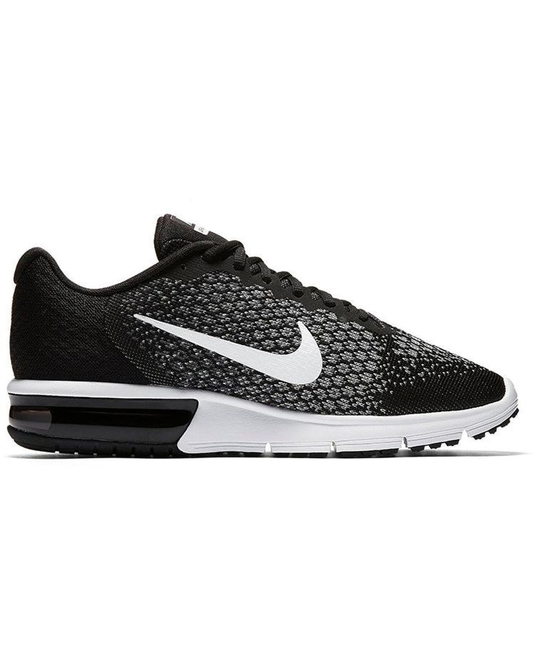 Nike Black Air Max Sequent 2 Dark' for men