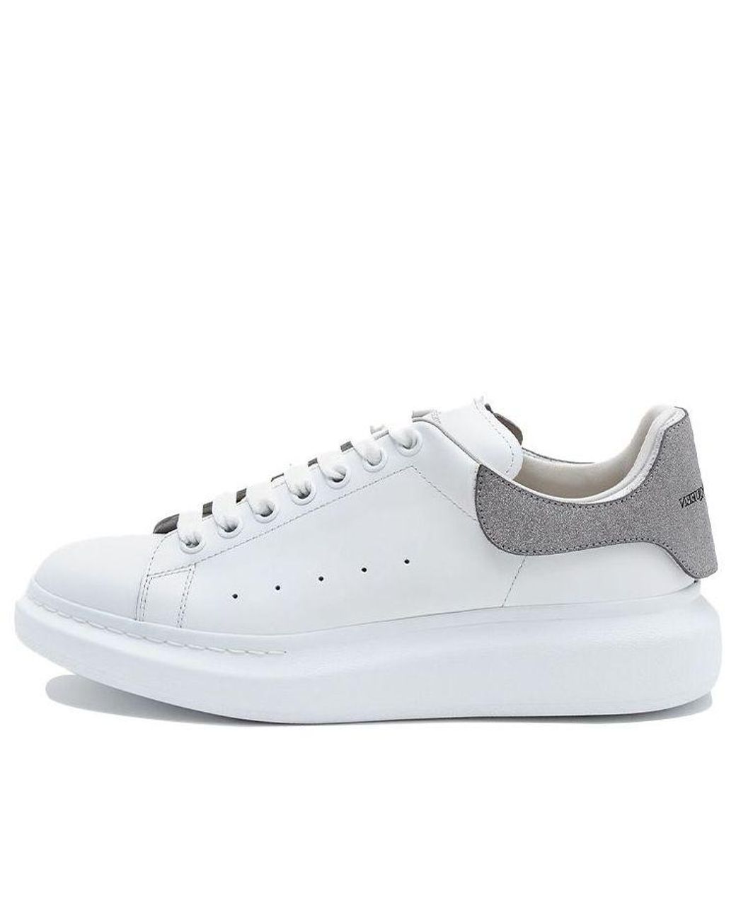 McQueen White Oversized Sneaker Suede' for men