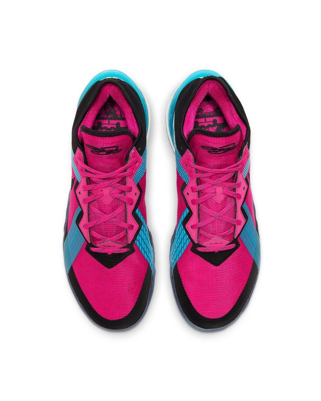 Nike Blue Lebron 18 Low Ep 'Neon Nights' for men