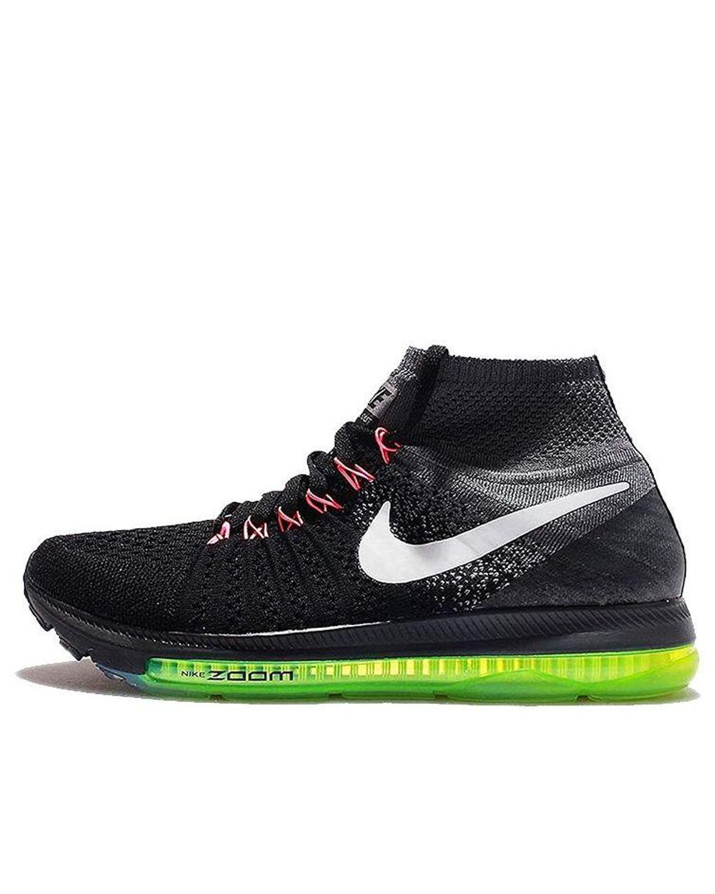Nike Zoom All Out Flyknit in Black | Lyst