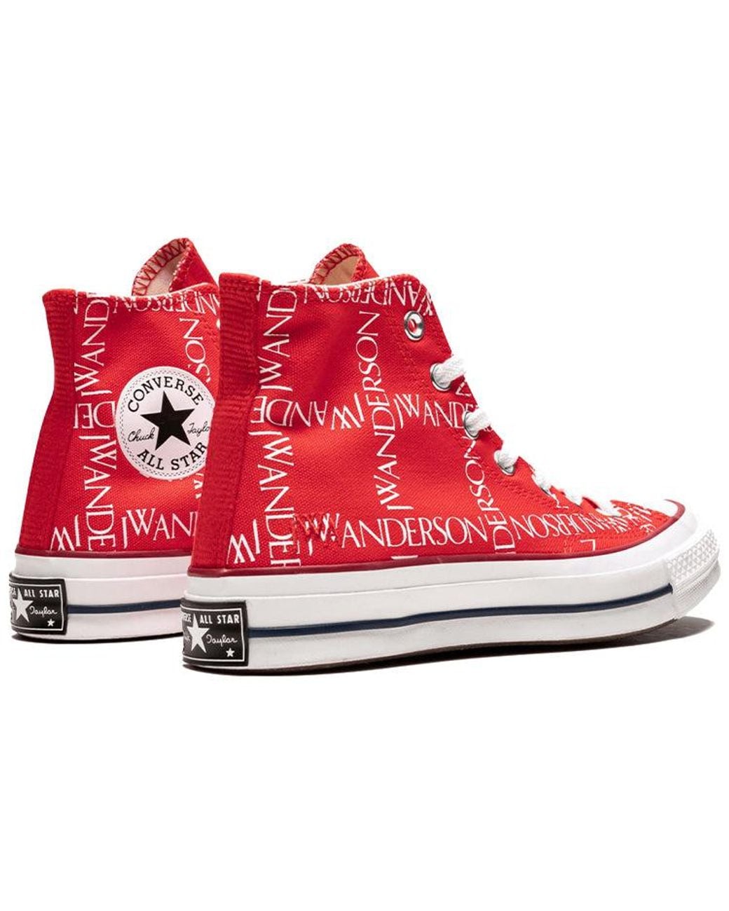 Converse Red J.W. Anderson X Chuck 70 Hi Top 'Grid' for men