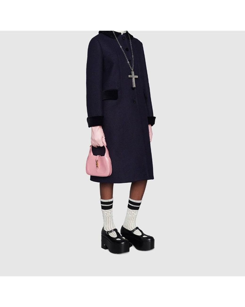 Gucci Pink (Wmns) Jackie 1961 Seriesbag Single-Shoulder Bag Mini-Size