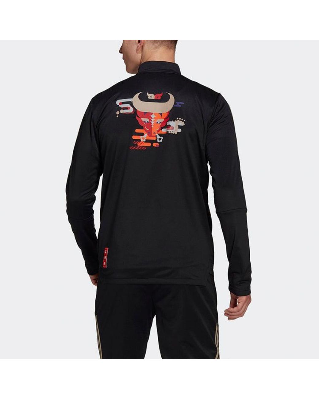 Adidas Red Iro Wrm Jktcny Casual Sports Soccer/Football Stand Collar Jacket for men