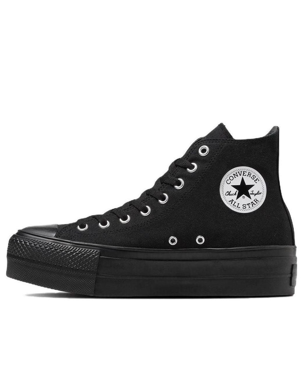 Converse Black All Star Lifted High Top for men