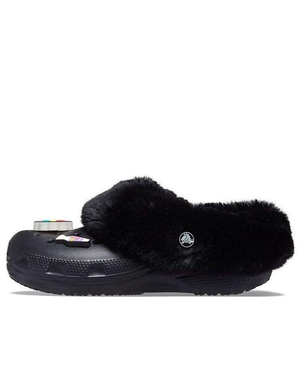 CROCSTM Black Classic Clog Slippers for men