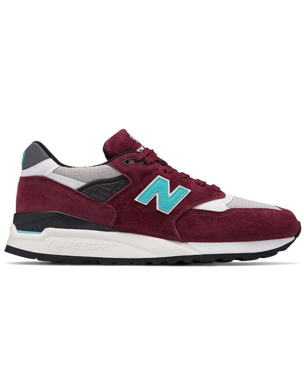New Balance Red 998 'Burgundy' for men
