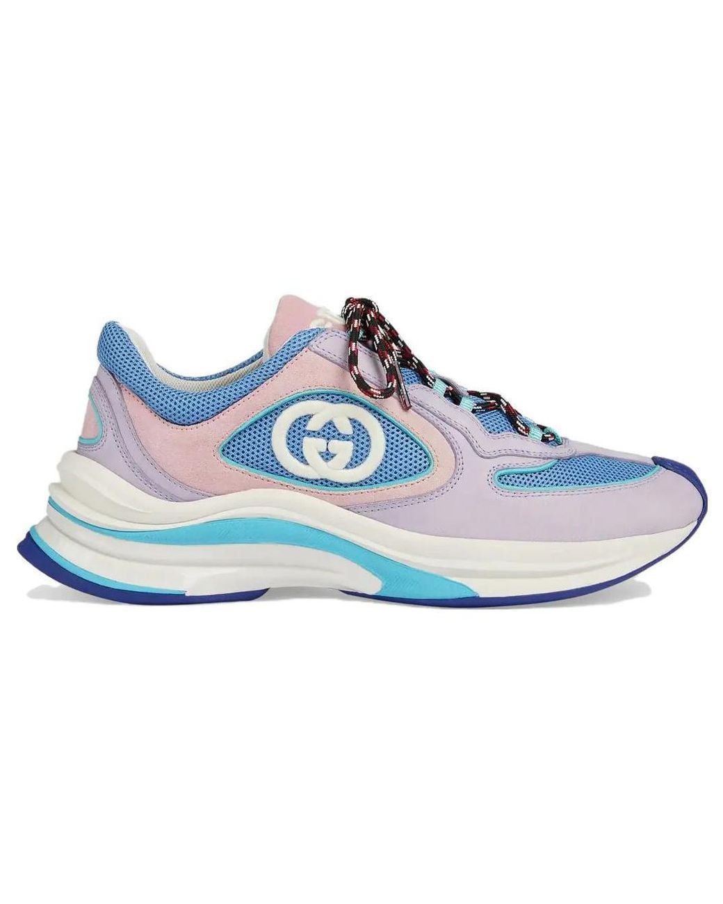 Gucci Blue (Wmns) Run Suede Sneakers