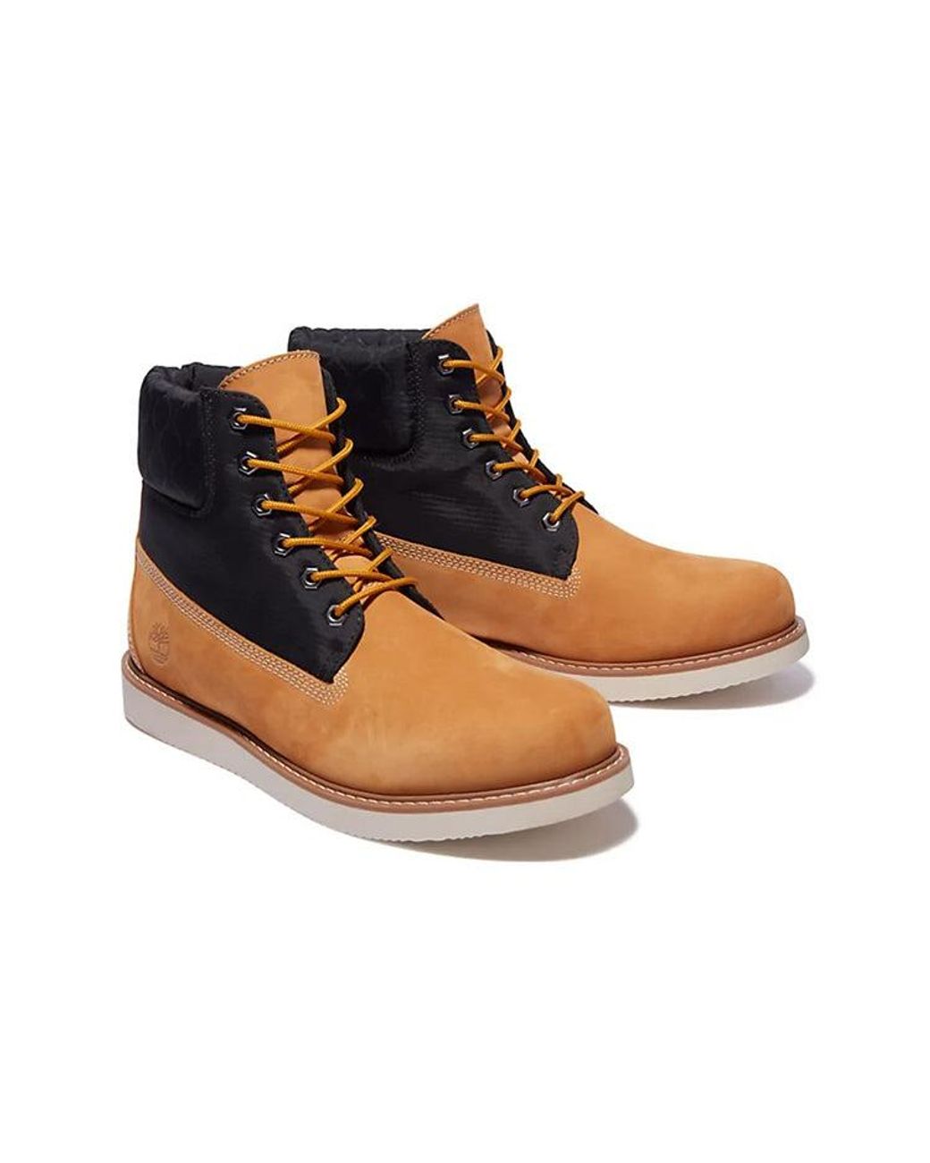 Timberland Blue Newmarket 6 Inch Quilted Boots 'Wheat' for men