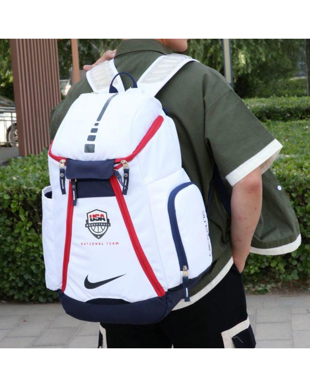 Nike Elite Max Air Team Backpack in Blue for Men | Lyst