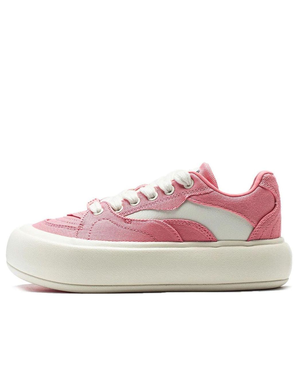 Li-ning Pink (Wmns) Platform Skate Shoes