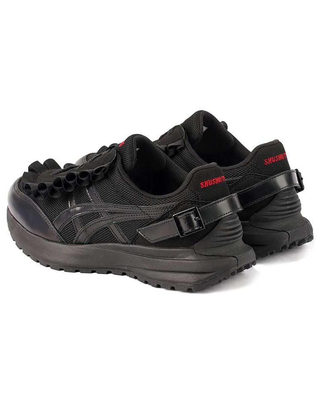 Asics Black X Shushu/Tong Tarther Sc Plus Shoes for men