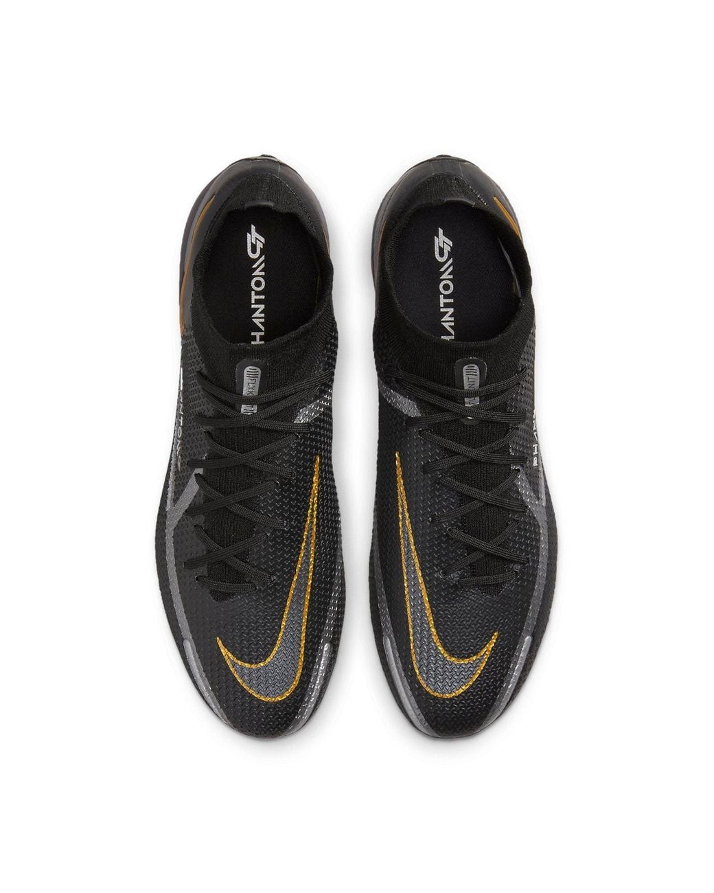 Nike Black Phantom Gt2 Elite Df Fg Metallic' for men