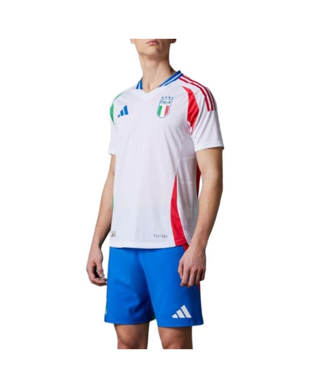 Adidas Blue Italy 24 Authentic Away Jersey Asia Sizing for men