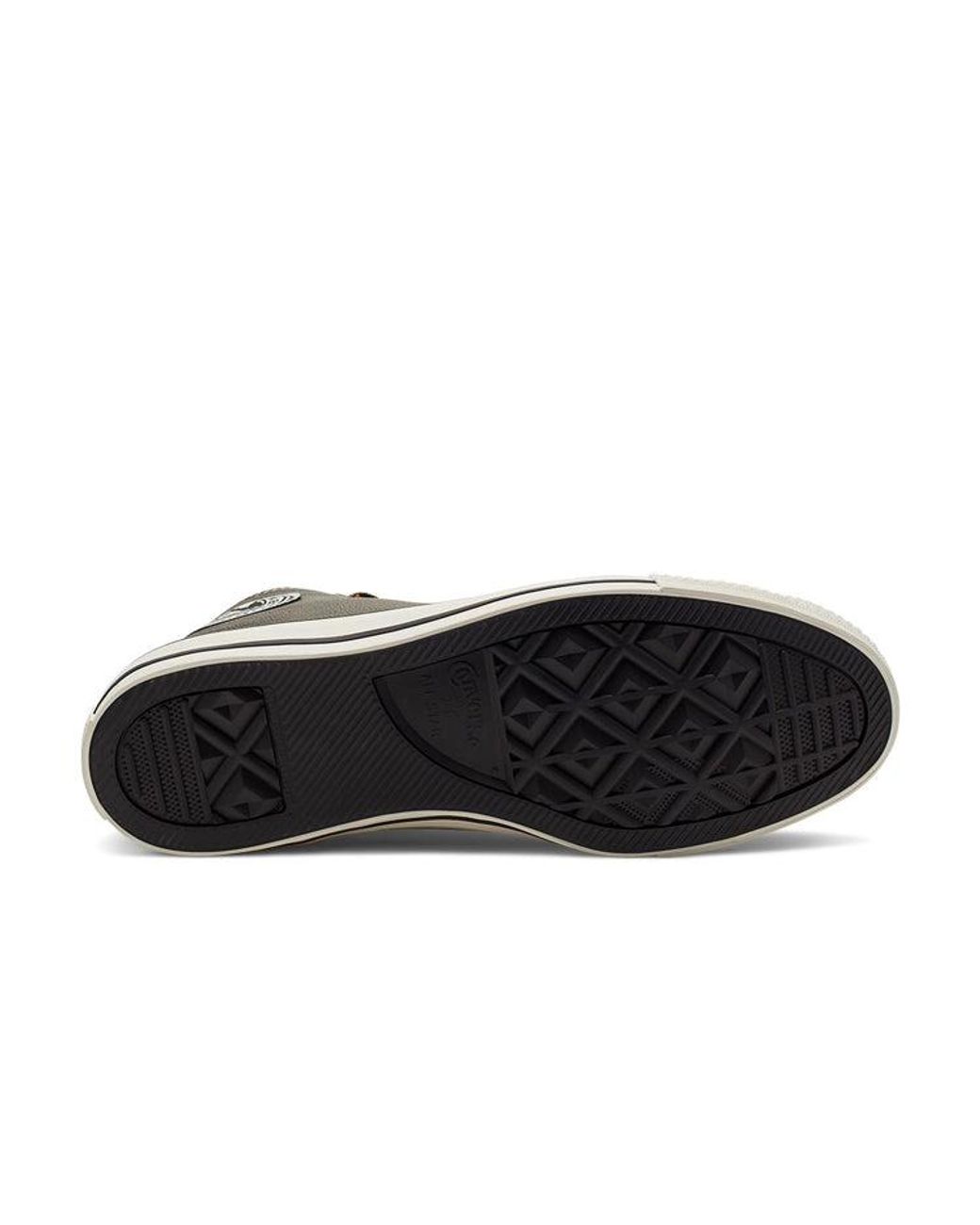 Converse Black Tumbled Leather Chuck Taylor All Star for men