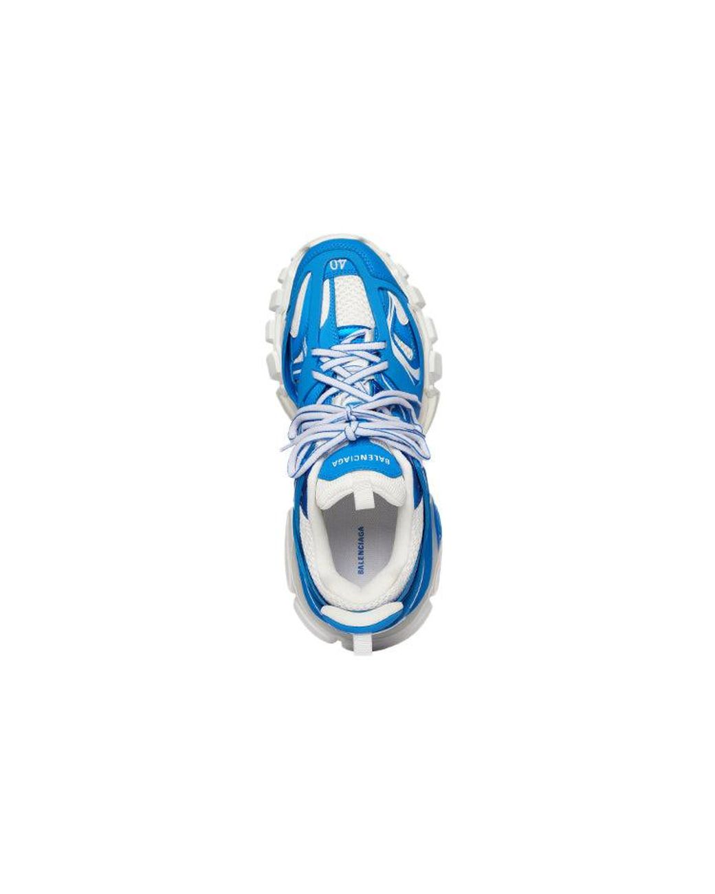 Balenciaga Blue Track Led Sneakers for men