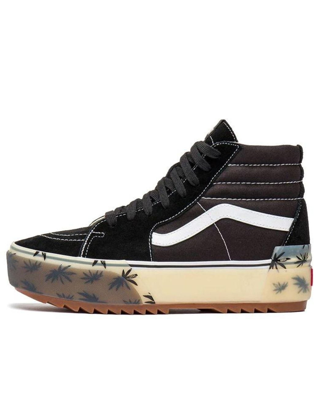 Vans Black Sk8-Hi Stacked Lx 'Palm' for men