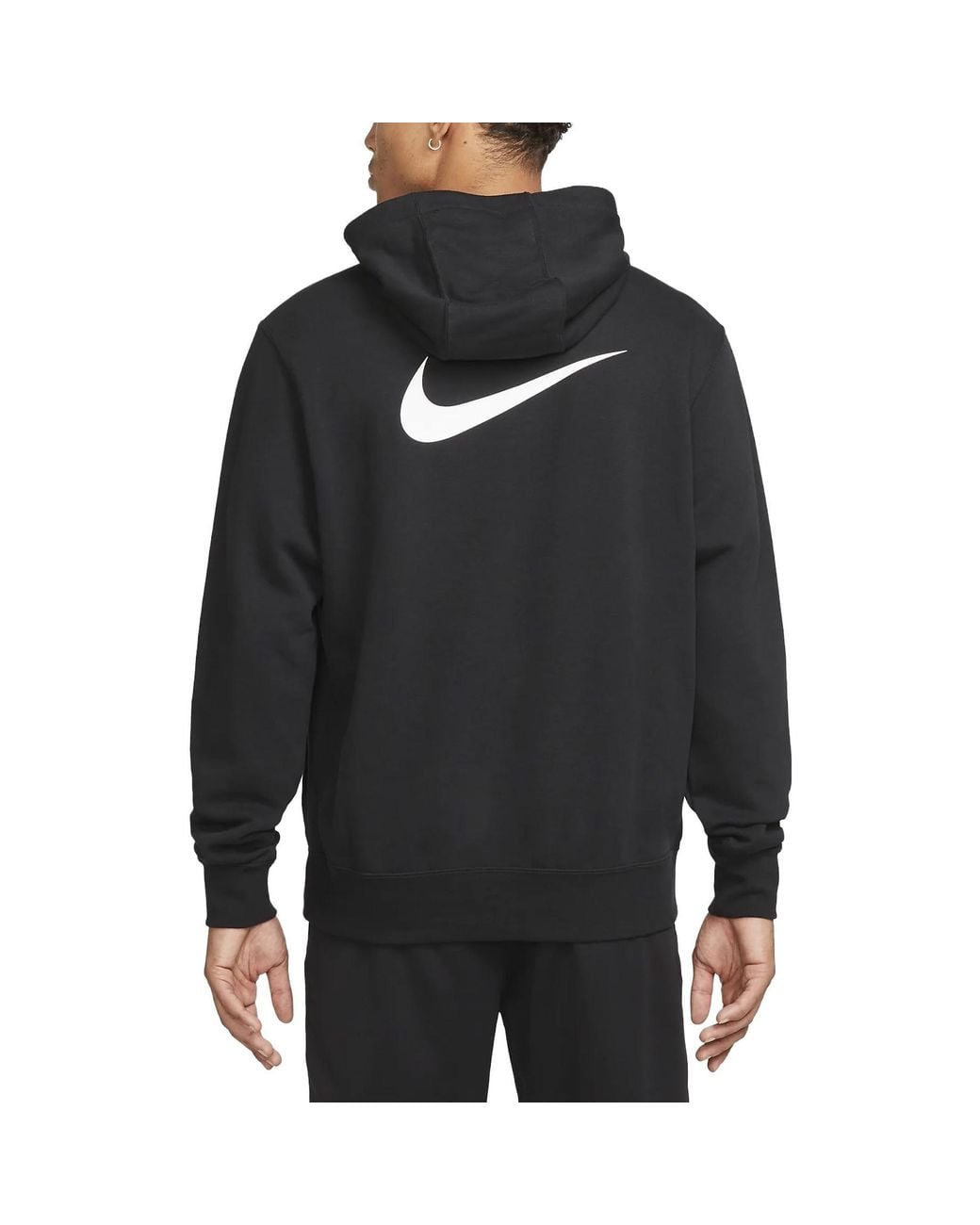 Nike Black Club Fleece Pullover Soccer Hoodie for men