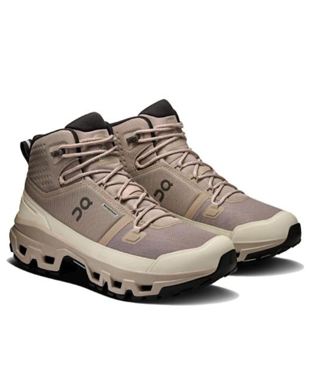 On Shoes Brown Cloudrock Mid Wp 'Cinder Desert' for men