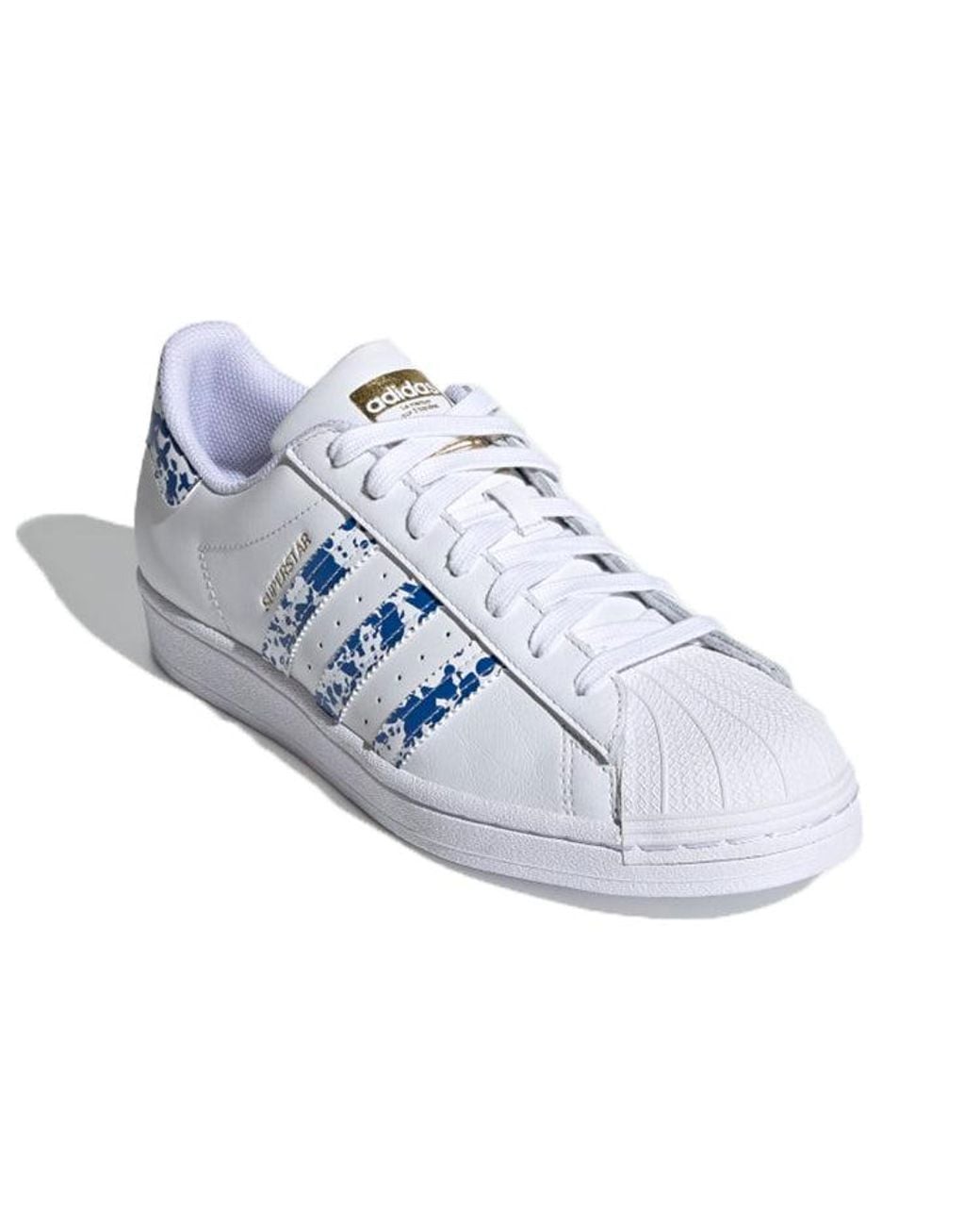 Adidas Blue Superstar Splatter' for men