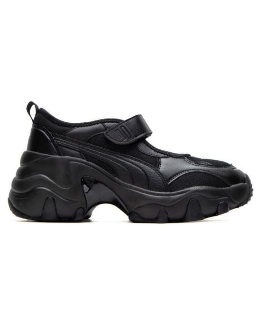 PUMA Black (Wmns) Pulsar Wedge Sandals