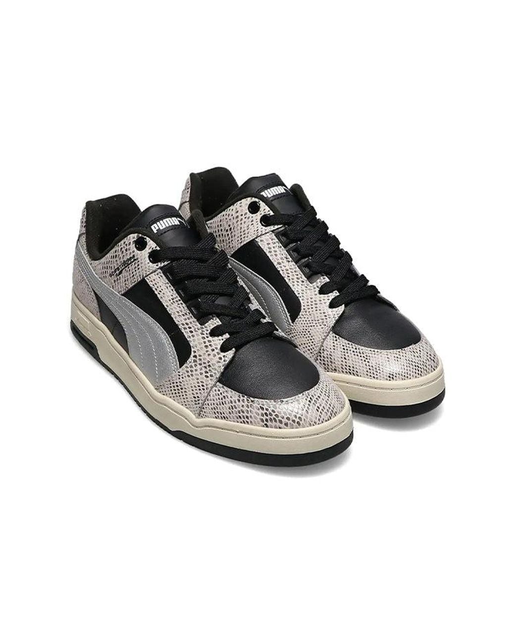 PUMA White Slipstream Low Retro Snake for men