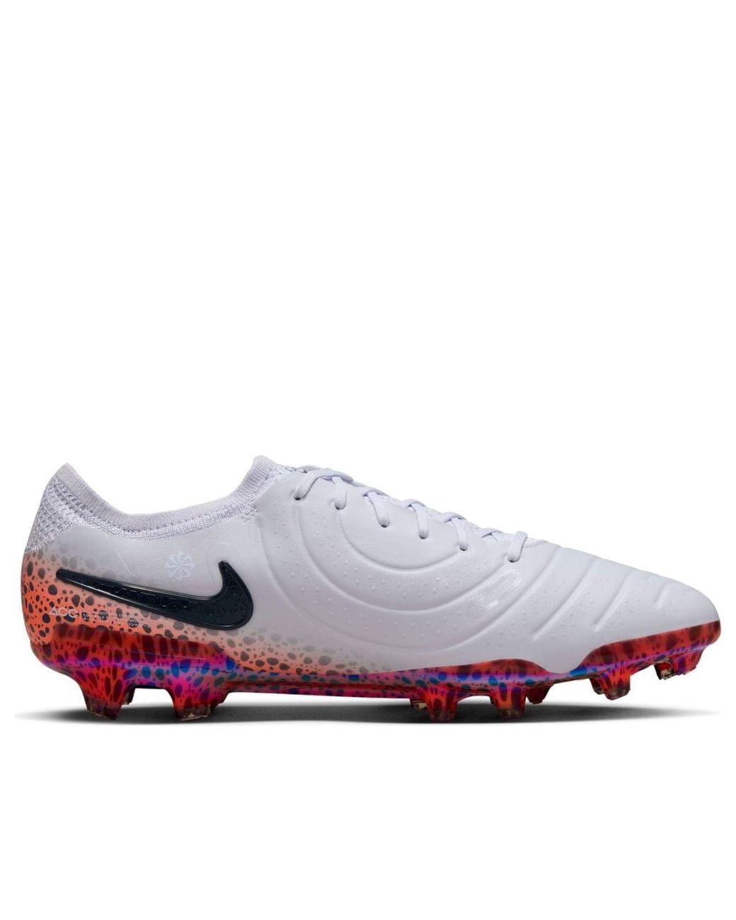 Nike White Tiempo Legend Elite Electric Fg Low 'Safari' for men