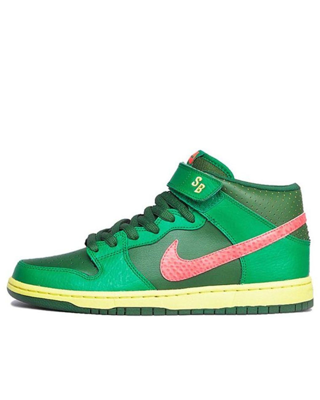 Nike Green Sb Dunk Mid Pro 'Watermelon' for men