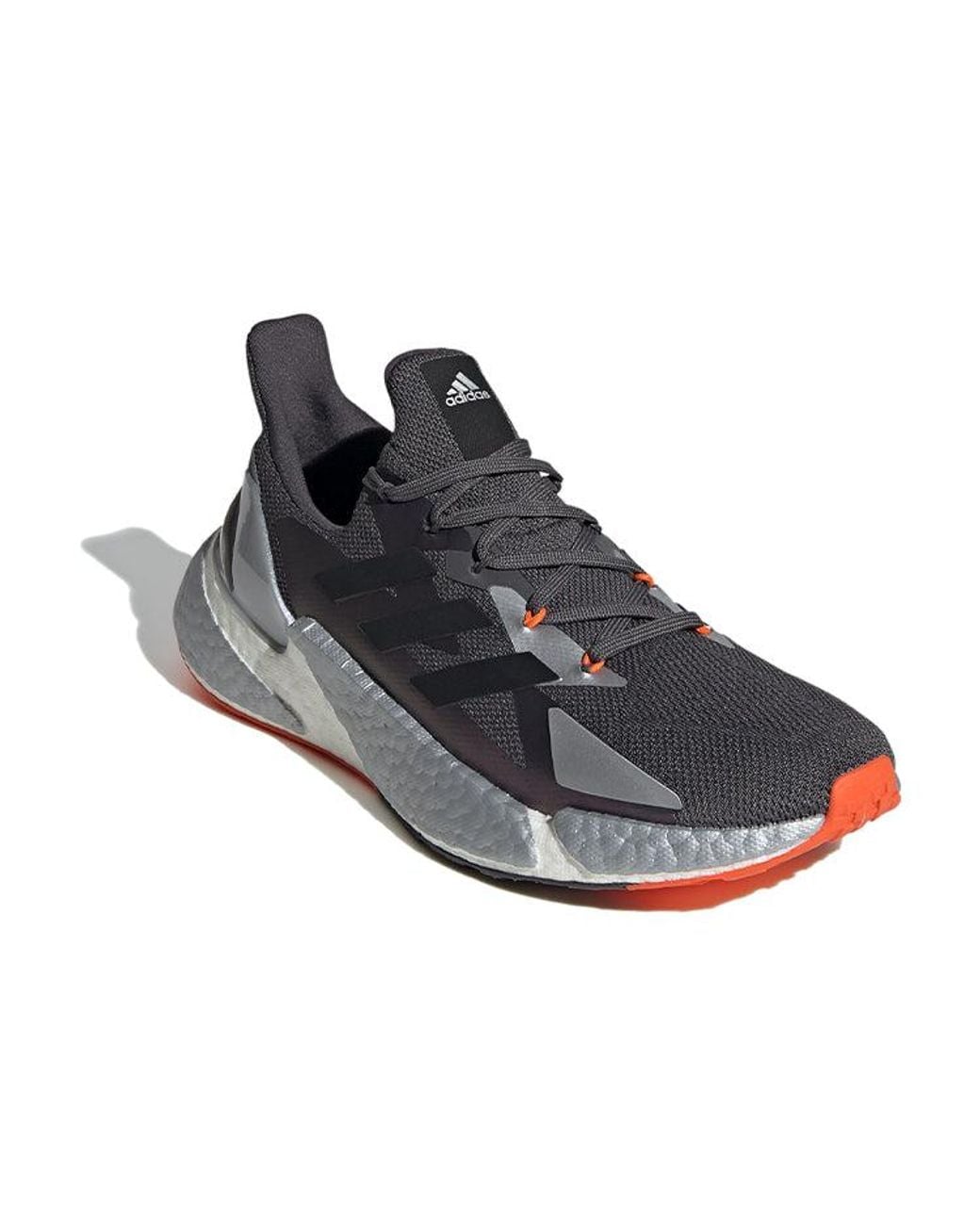 Adidas Blue X000l Splicing Colorblock Shock Absorption Sports Gray White Red for men