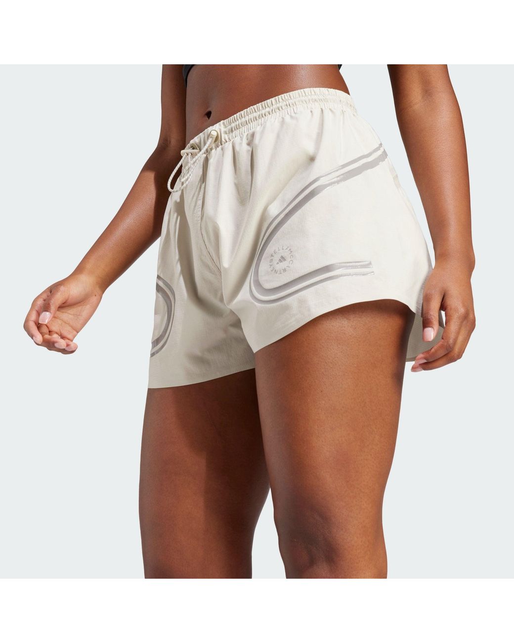Adidas White (Wmns) By Stella Mccartney Truepace Running Shorts