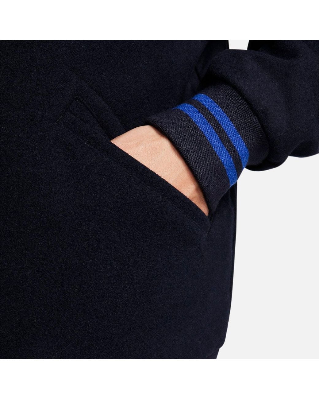 Nike Blue Chelsea Fc Football Varsity Jacket for men
