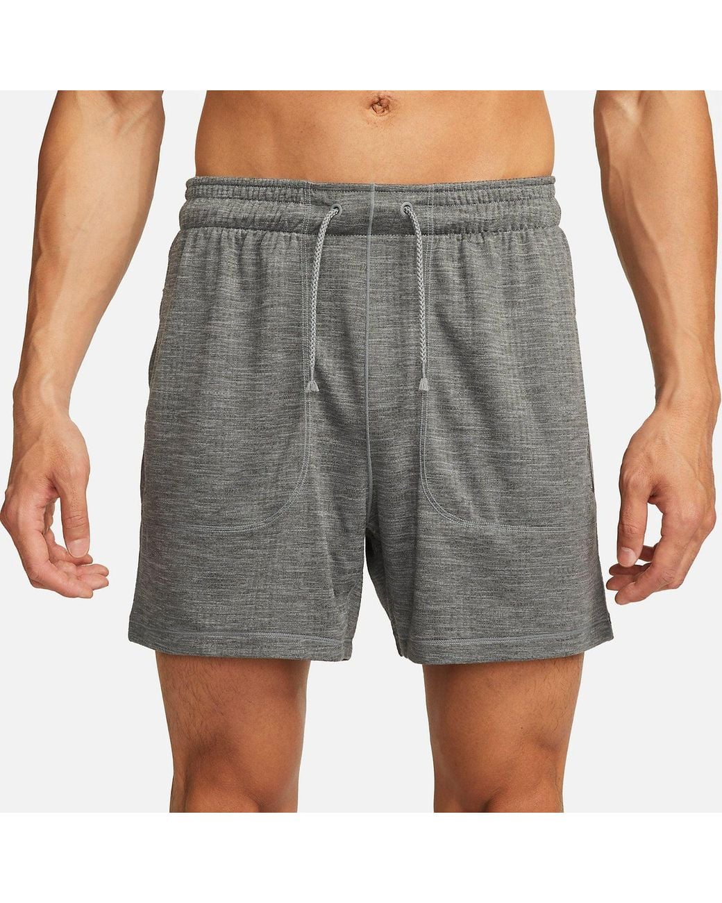 Nike Gray Yoga Dri-Fit Shorts 'Cool' for men