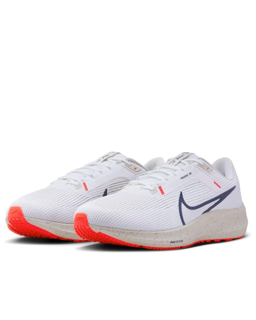 Nike White Air Zoom Pegasus 40 Wide Obsidian' for men