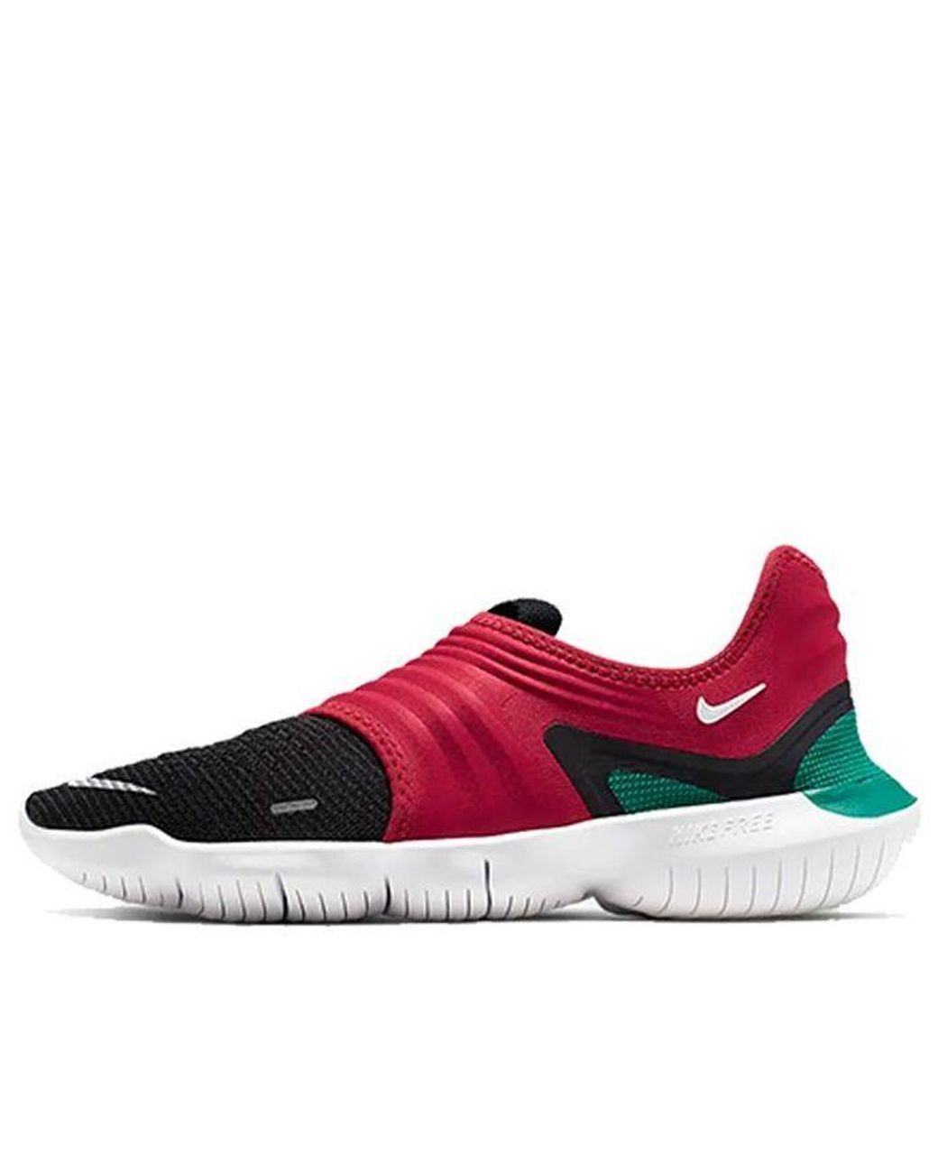 Nike Free Rn Flyknit 3.0 'gym Red Black' for Men | Lyst