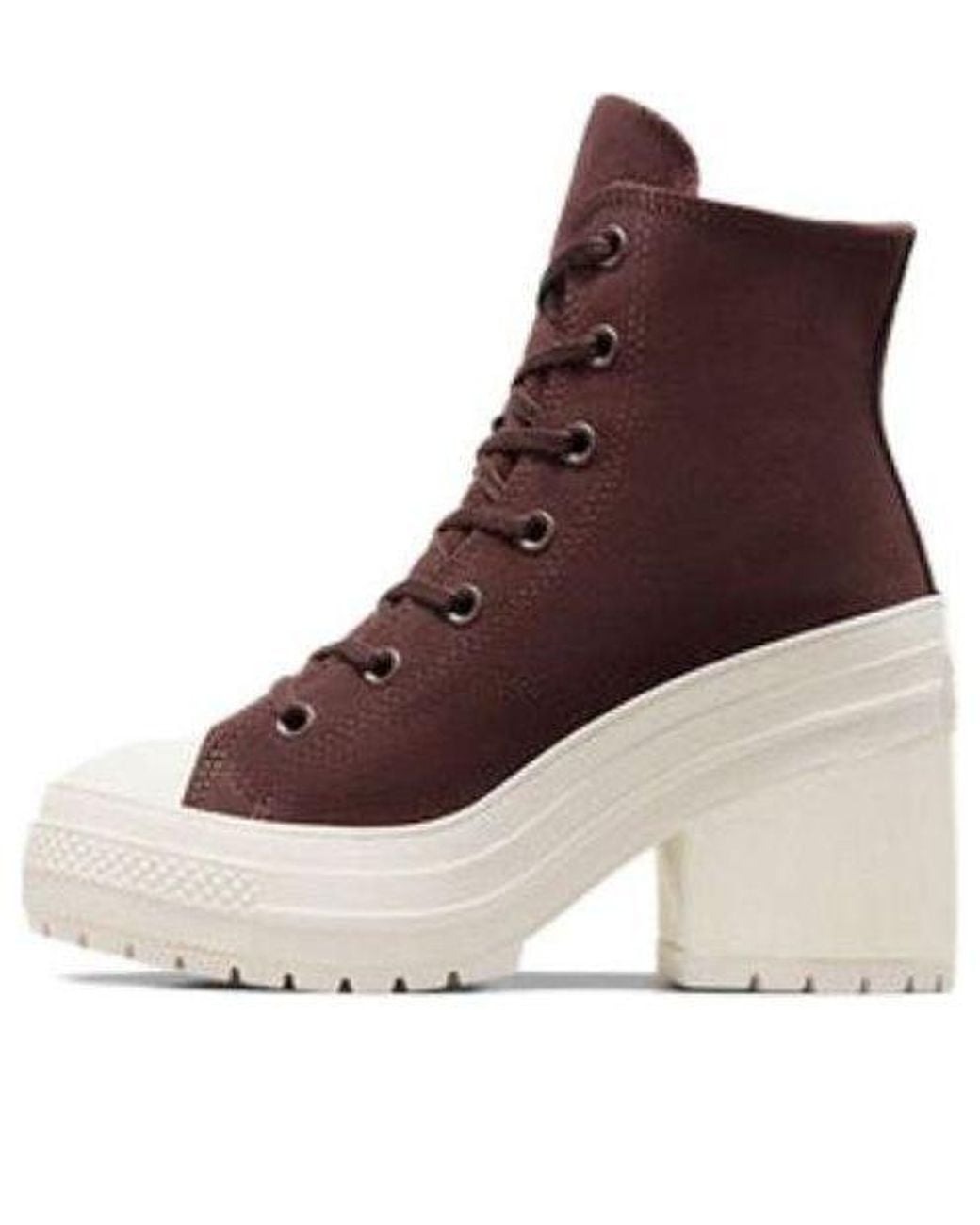 Converse Brown (Wmns) Chuck 70 De Luxe Heel Suede Shoes 'Eternal Earth'