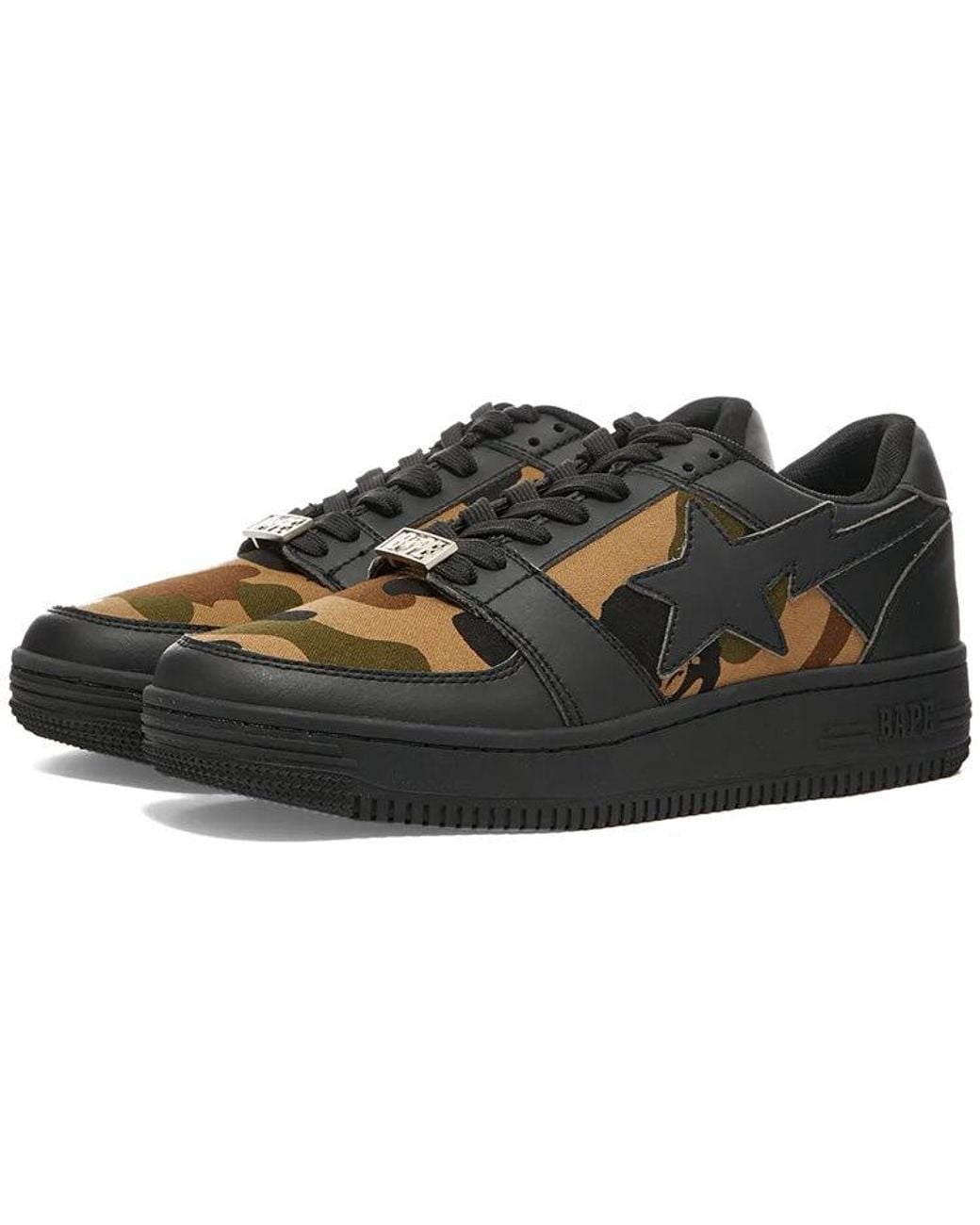 A Bathing Ape Black Bape Sta Low M1 '1St Camo for men
