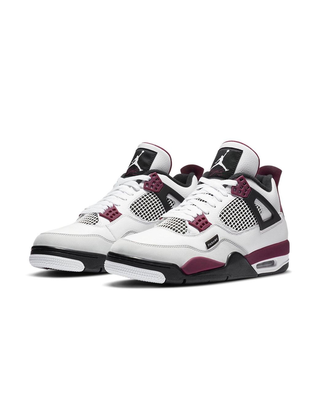 Nike White 4 Retro X Paris Saint-Germain 'Bordeaux' for men
