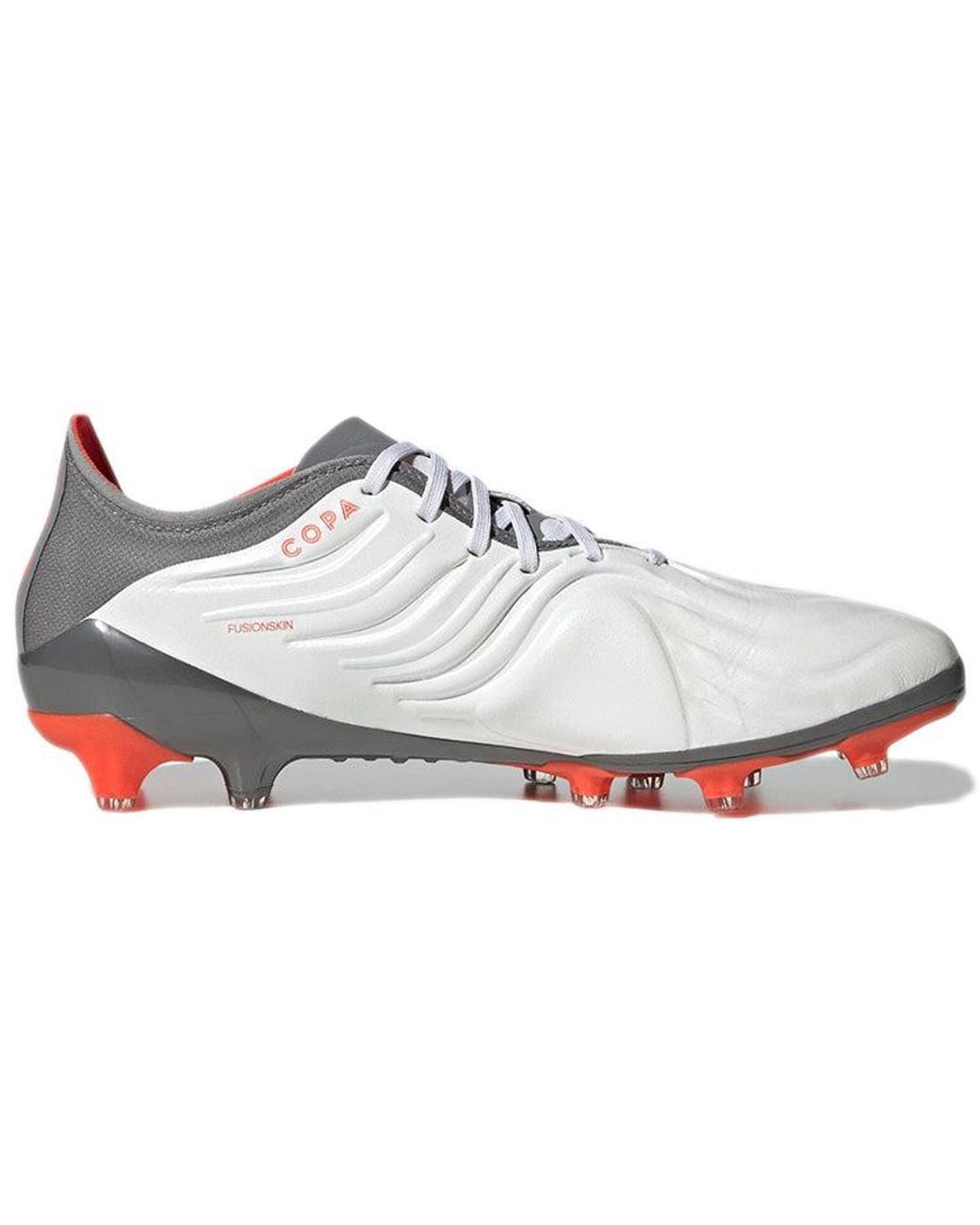 Adidas White Copa Sense.1 Ag Solar' for men