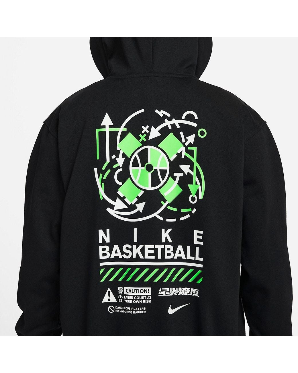 Nike Blue Dri-Fit Logo Hoodie for men
