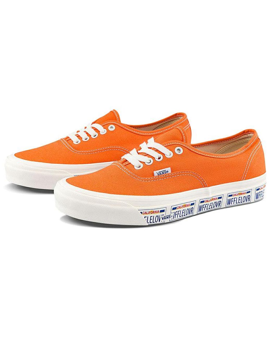 Vans Orange Anaheim Factory Authentic 44 Dx Low-Top Sneakers for men