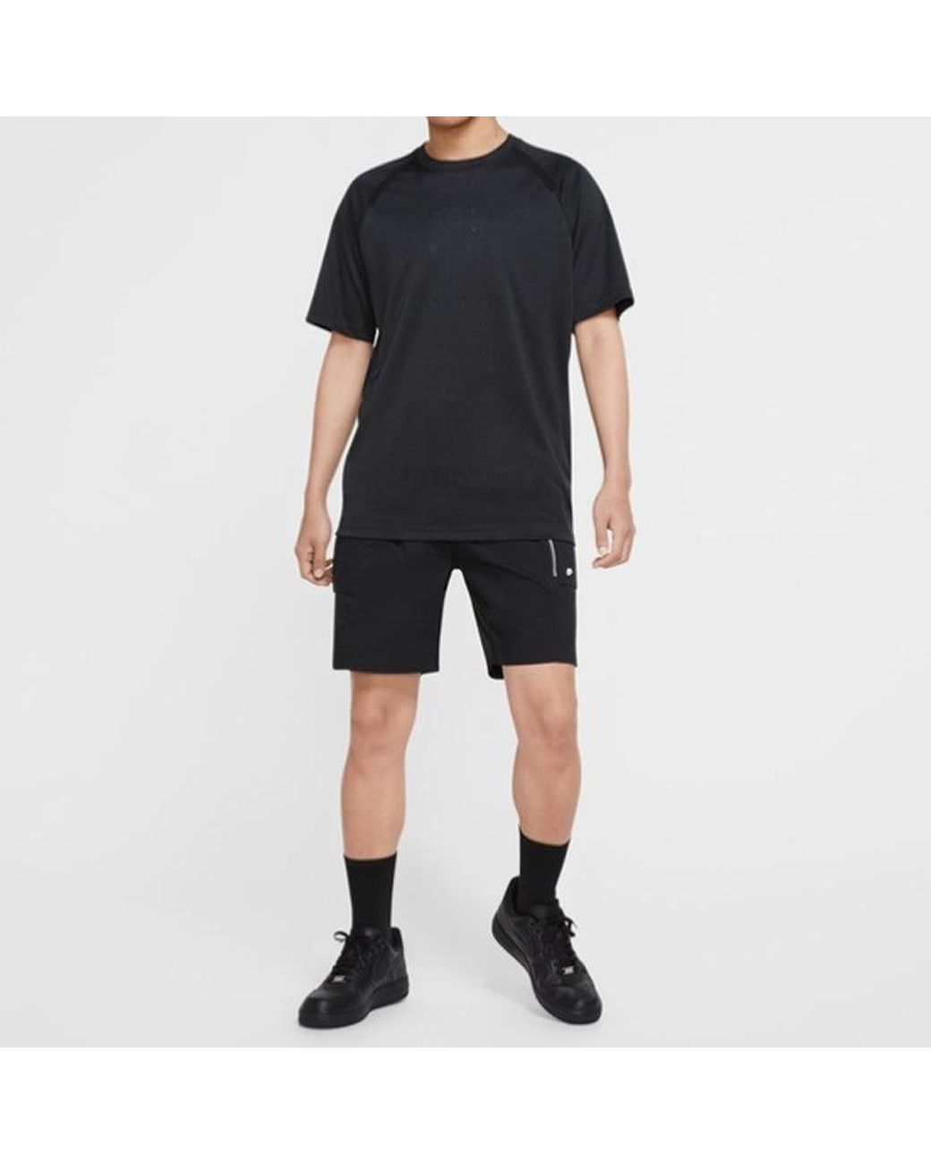Nike Black Sportswear Nsw Tech Pack Short Sleeve for men