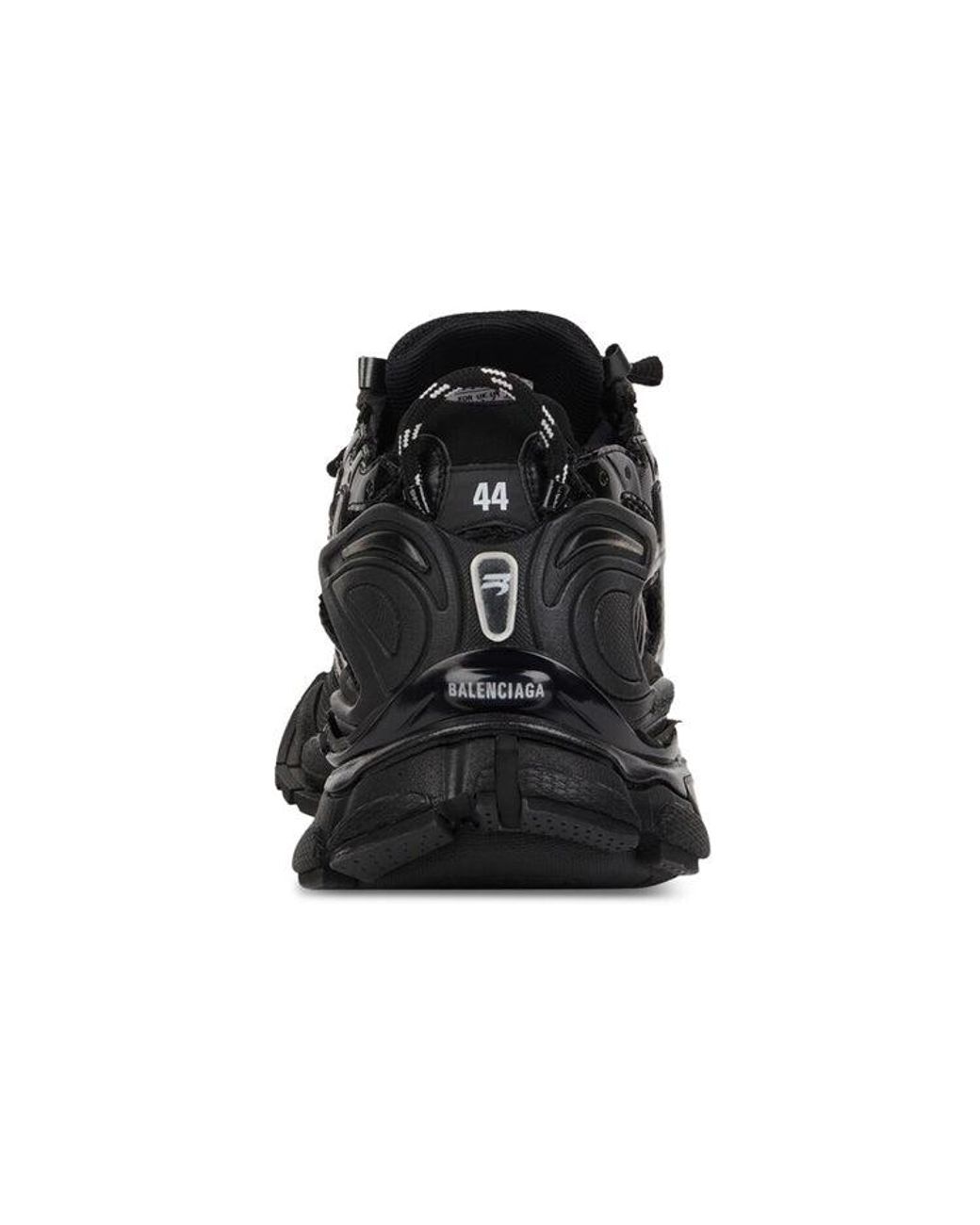 Balenciaga Black Runner Sneakers Mesh And Nylon' for men