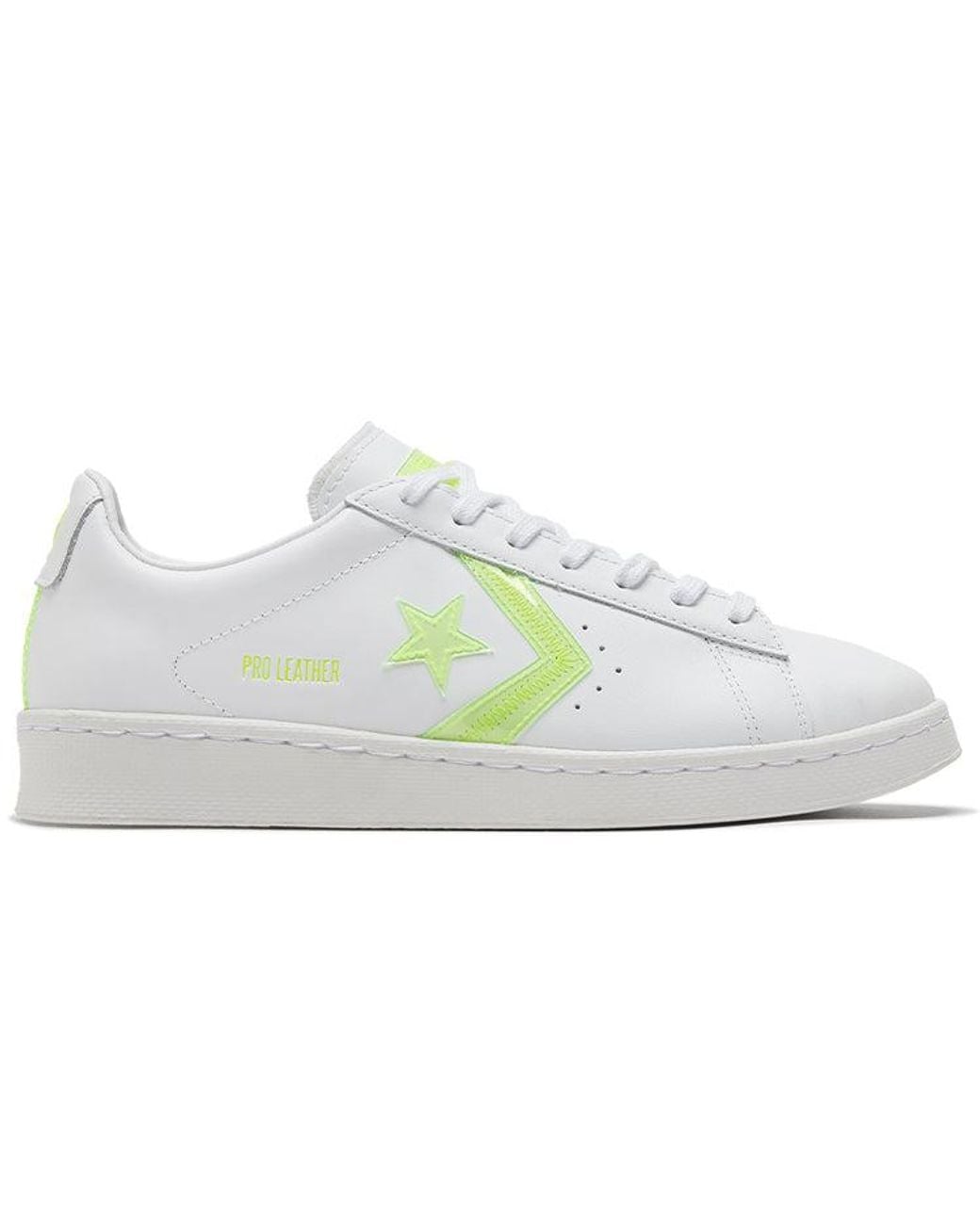 Converse White Pro Leather Low 'Hi-Vis Collection for men