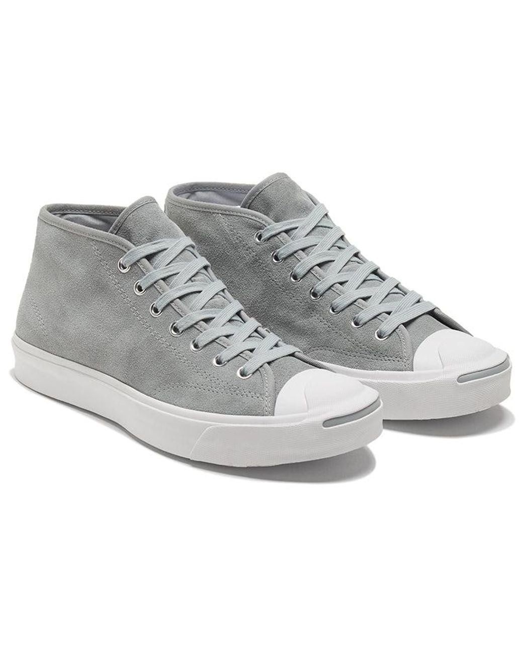 Converse Gray Jack Purcell Mid 'Ash Stone' for men