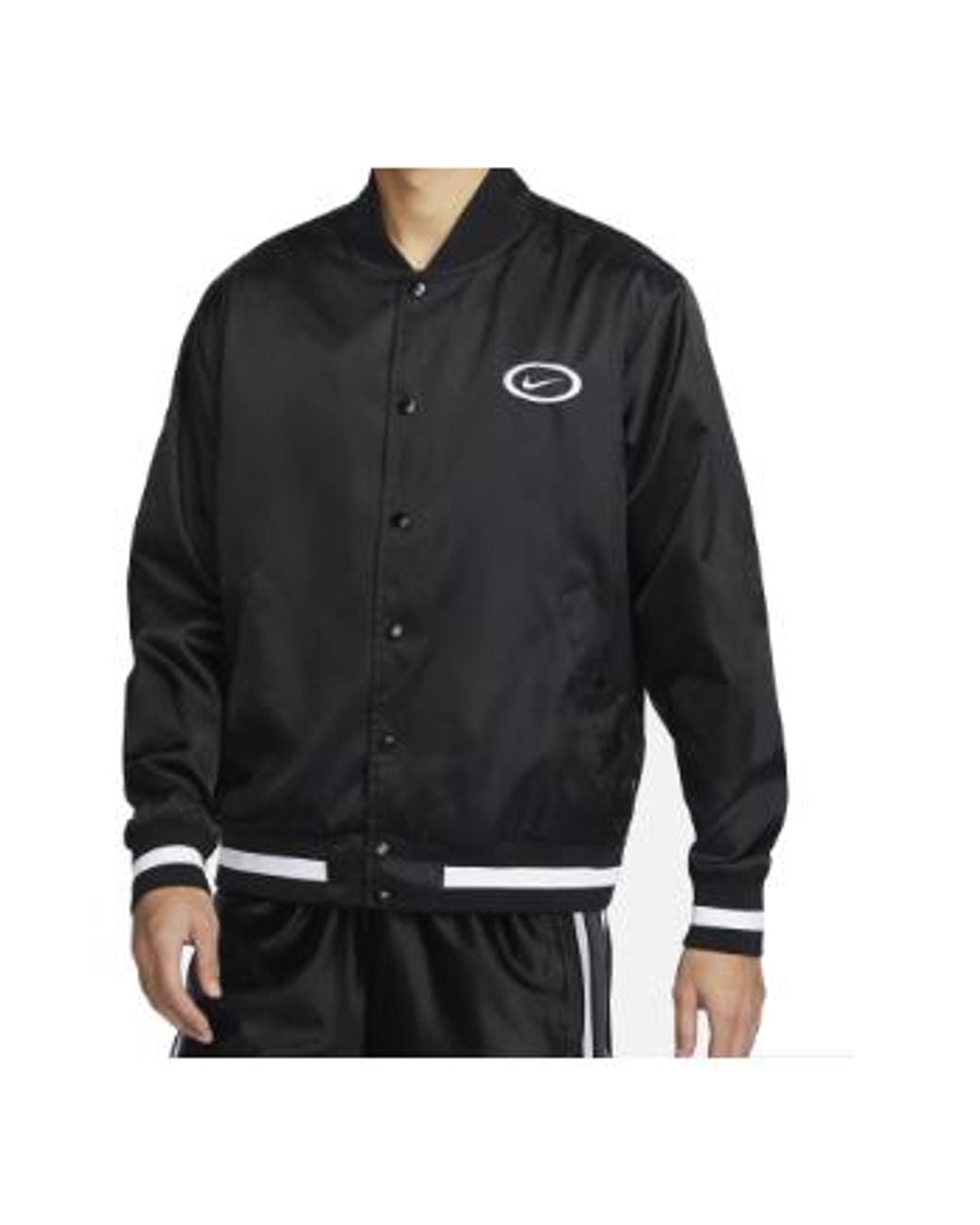 Nike Black Dna Basketball Jacket Fn2725-010 for men