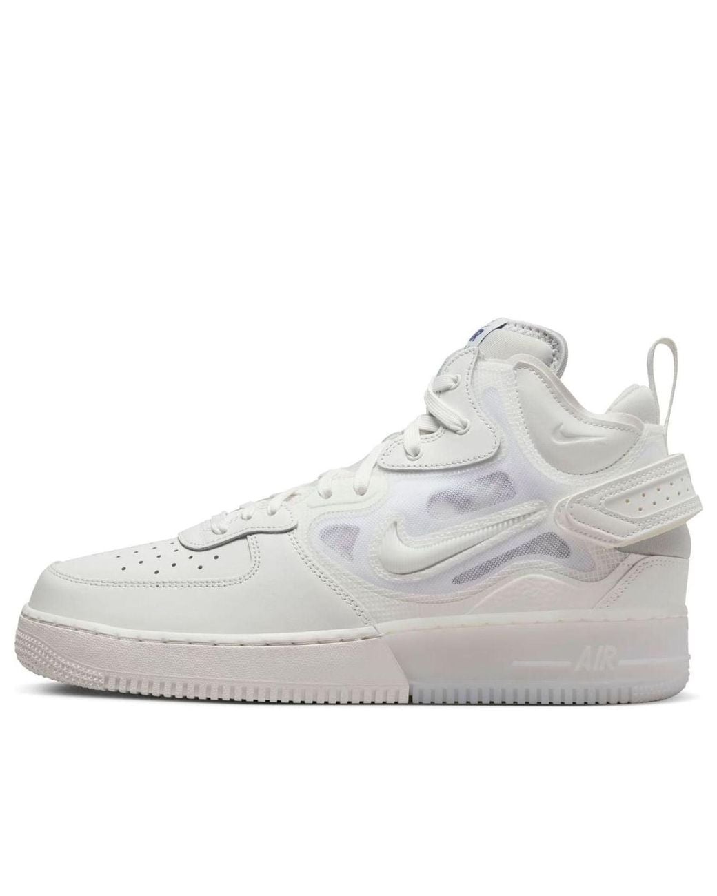Nike White Air Force 1 Mid React 'Summit' for men