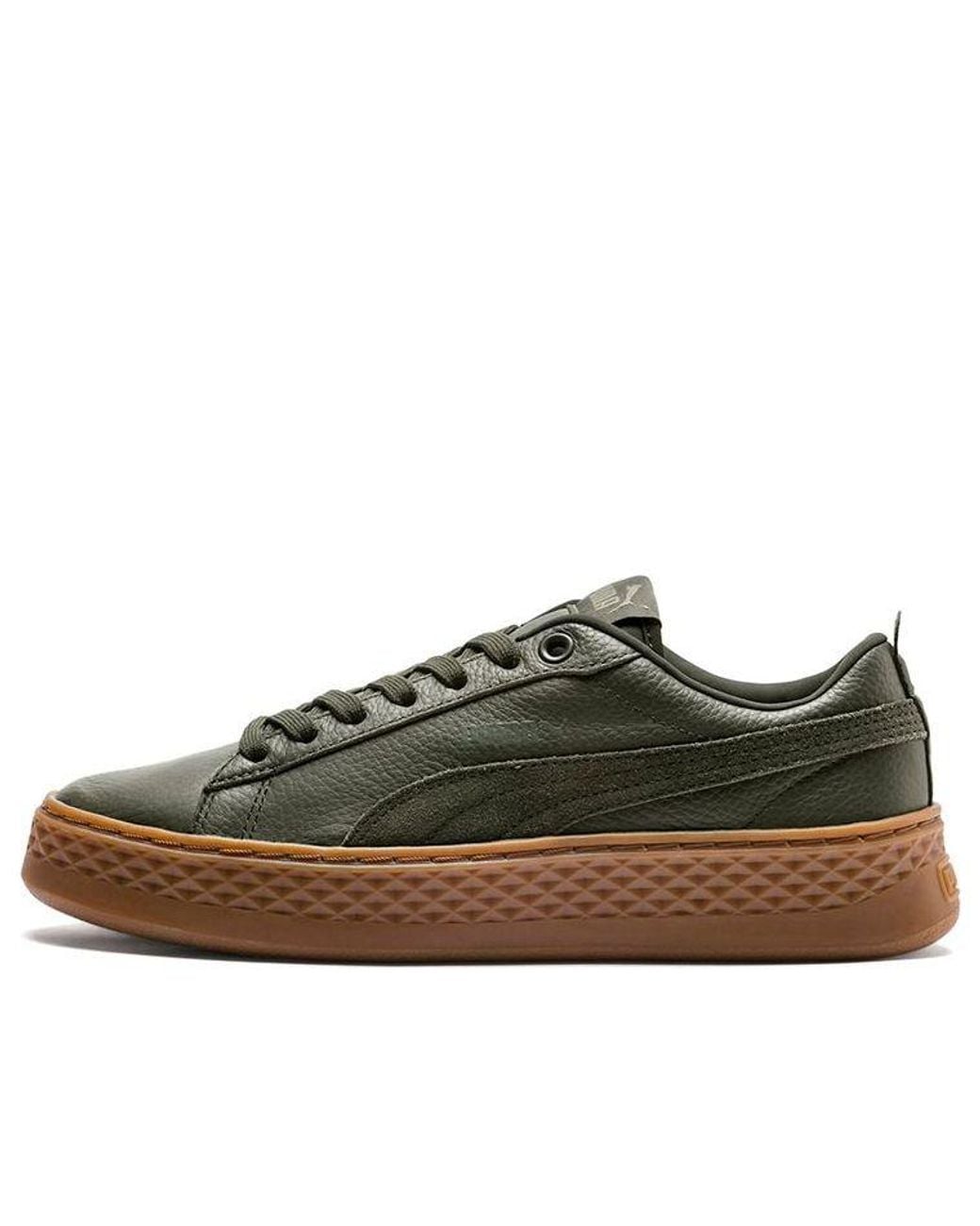 PUMA Brown (Wmns) Smash Platform Softfoam